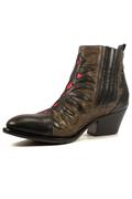 Cassandre Graphite Black Leather Red Ayers