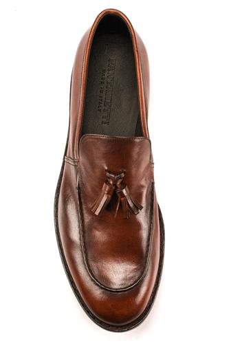 Moccasin Armagnac Leather Tassels