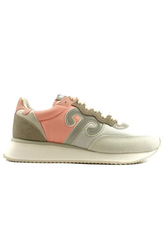 WUSHUMaster Pearl Grey Pink Nylon Leather Grey Suede