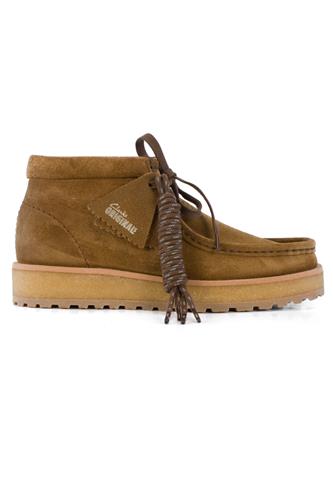 CLARKS ORIGINALSWallabee Scout Cola Suede