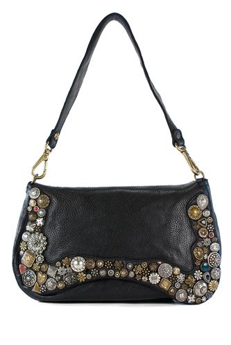 CAMPOMAGGIShoulder Bag Bella di Notte Black Leather